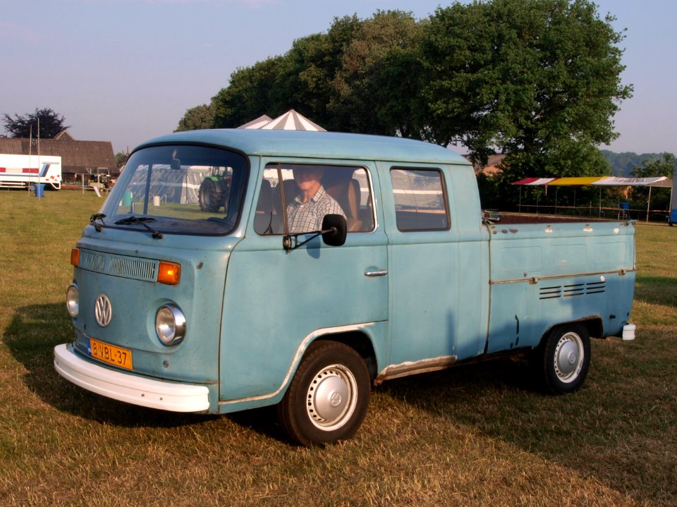 Blue 1978 Volkswagen Transporter