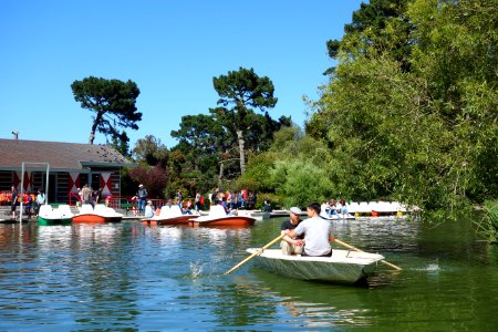 Boating on Stow Lake - Golden Gate Park, San Francisco, CA - DSC03697