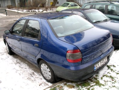 Blue Fiat Siena HL 1,4 in Kraków (4)