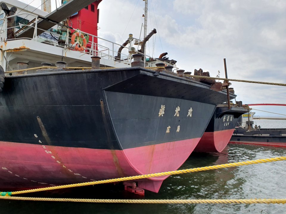 Boats in Kisarazu port 2