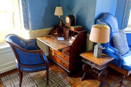 Blue Bedroom furniture - Great House - Castle Hill on the Crane Estate - Ipswich, Massachusetts - DSC06250