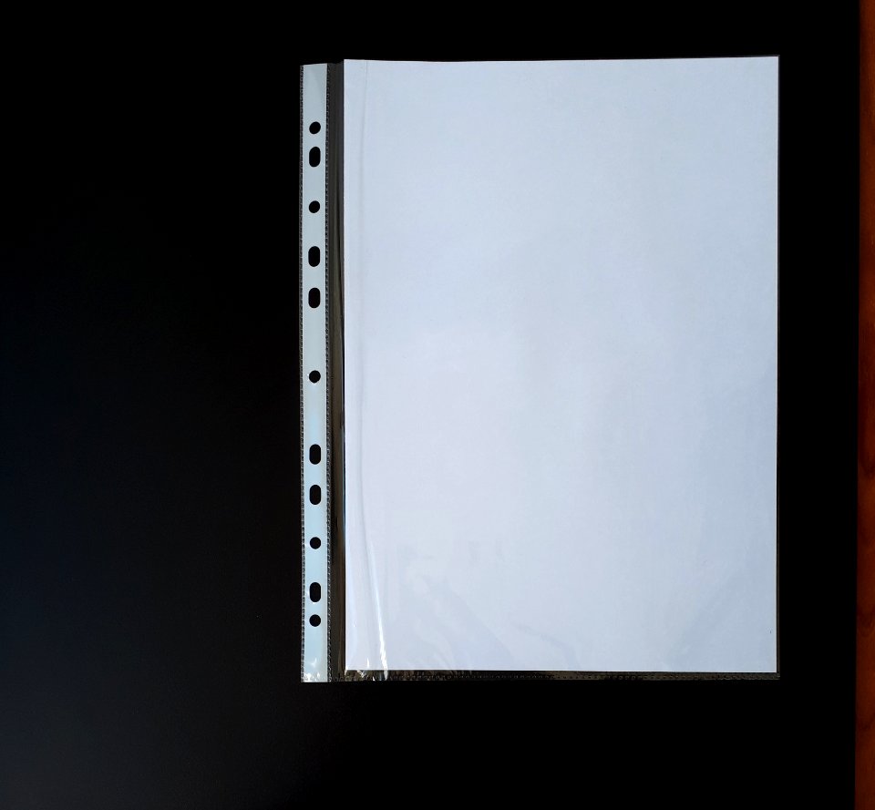 Blue color cast - Punched pocket 2