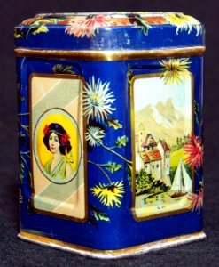 Blue tea tin, photo 7