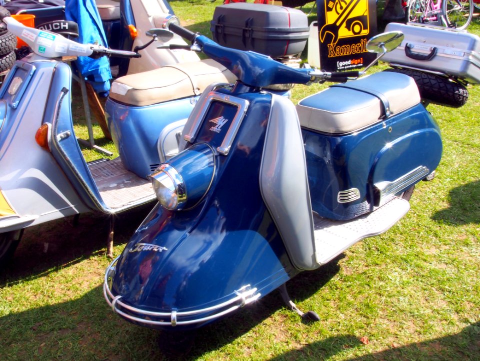 Blue Heinkel Tourer