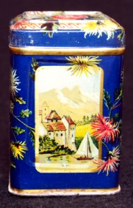 Blue tea tin, photo 3