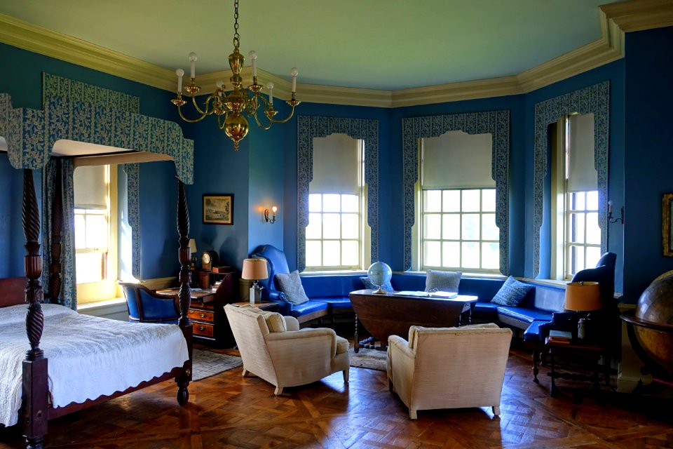 Blue Bedroom - Great House - Castle Hill on the Crane Estate - Ipswich, Massachusetts - DSC06266