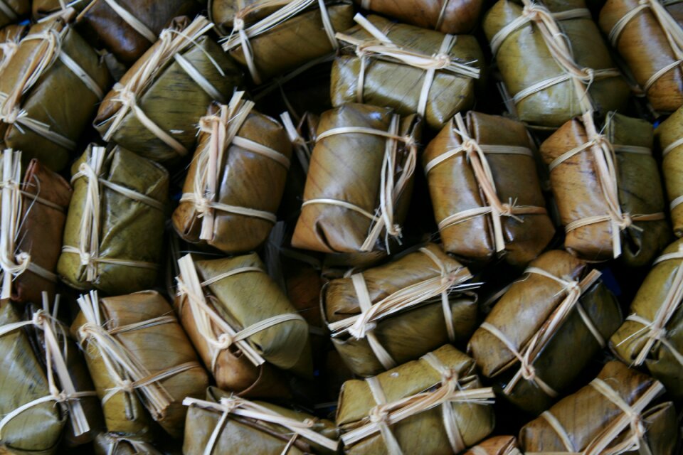 Culture banana leaf tuxtuer