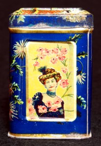 Blue tea tin, photo 4