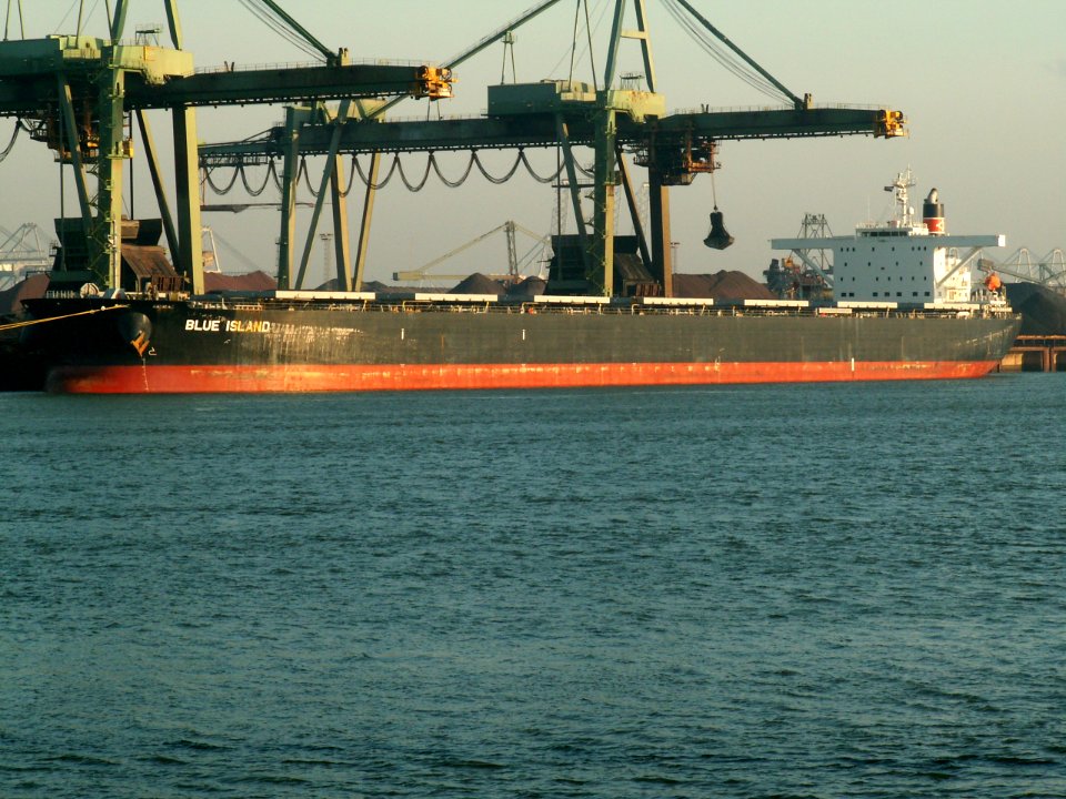 Blue Island IMO 9209922 photo-1, Mississippi harbour, Port of Rotterdam, Holland 23-Jan-2006