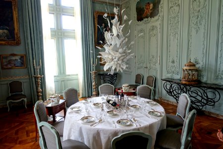Blue Dining Room - Waddesdon Manor - Buckinghamshire, England - DSC07799