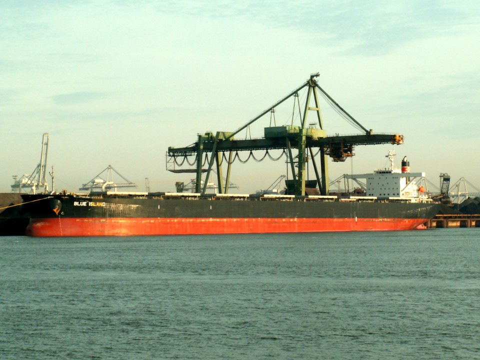 Blue Island IMO 9209922 photo-2, Mississippi harbour, Port of Rotterdam, Holland 24-Jan-2006
