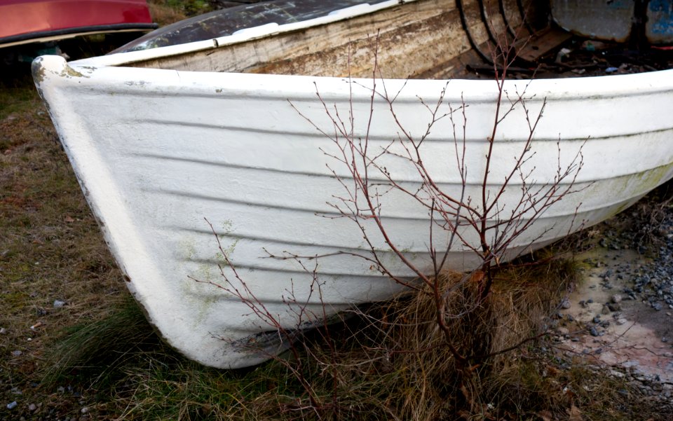 Boat on land in Holländaröd 1