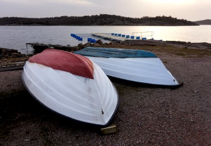 Boats on land in Holländaröd 1 photo