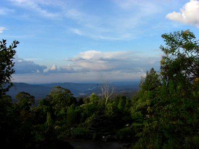 Blue mountains evening