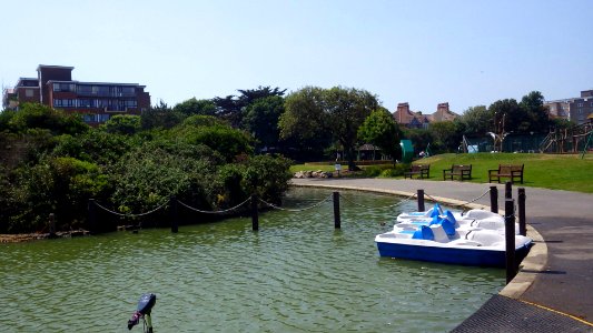 Boating lake, Egerton Park, Bexhill-on-Sea