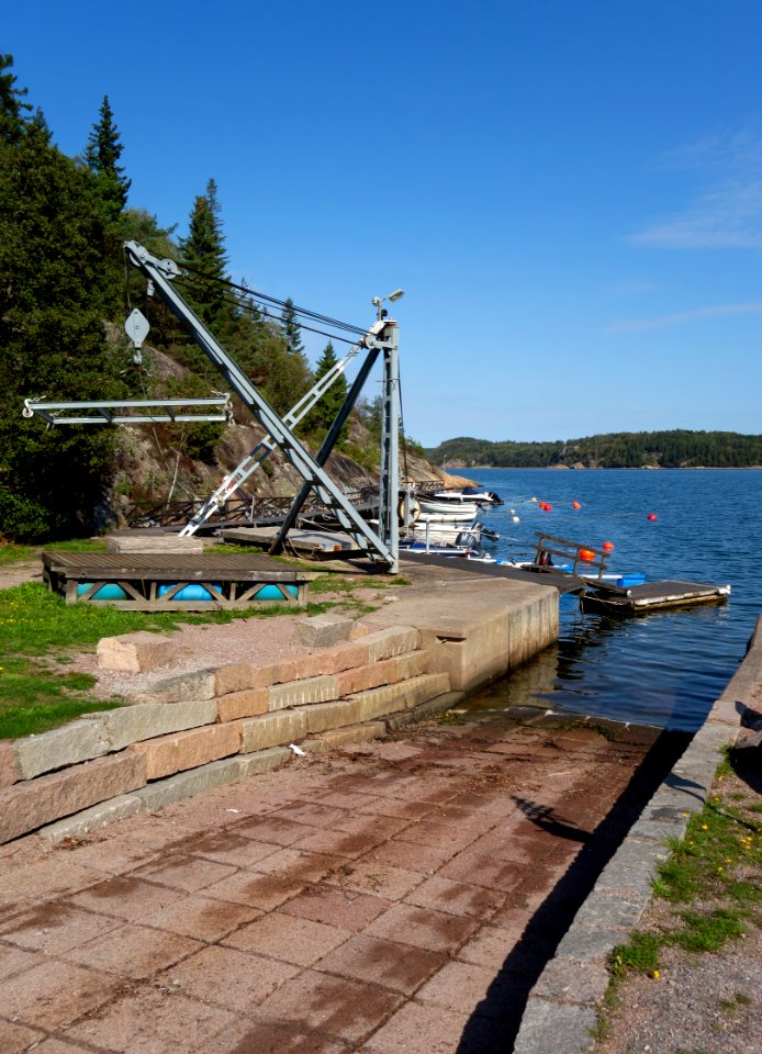 Boat ramp in Sämstad harbor
