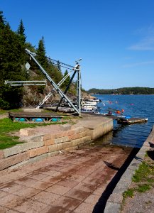 Boat ramp in Sämstad harbor