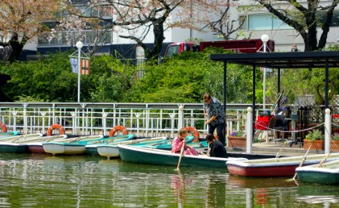 Boating at the Canal Cafe - Tokyo, Japan - DSC06158