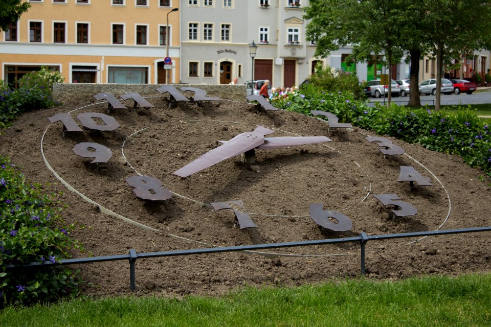 Blumenuhr Görlitz (ohne Blumen)