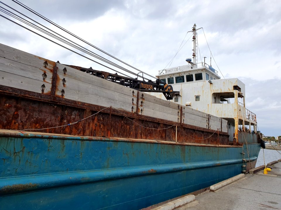 Boats in Kisarazu port
