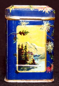 Blue tea tin, photo 5