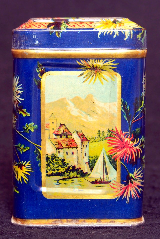 Blue tea tin, photo 8
