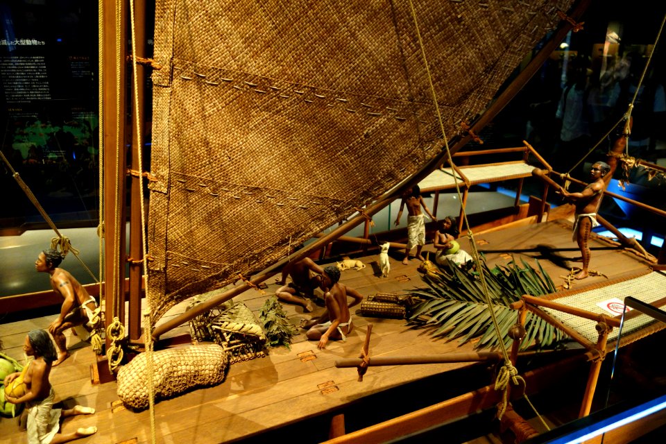 Boat model - National Museum of Nature and Science, Tokyo - DSC07783
