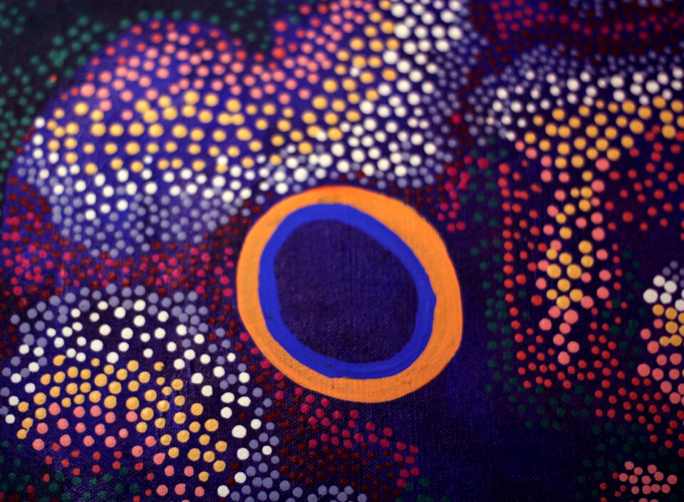 Colourful colour aboriginal