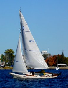 Bluenose One-Design sailboat Moon Beam 3589