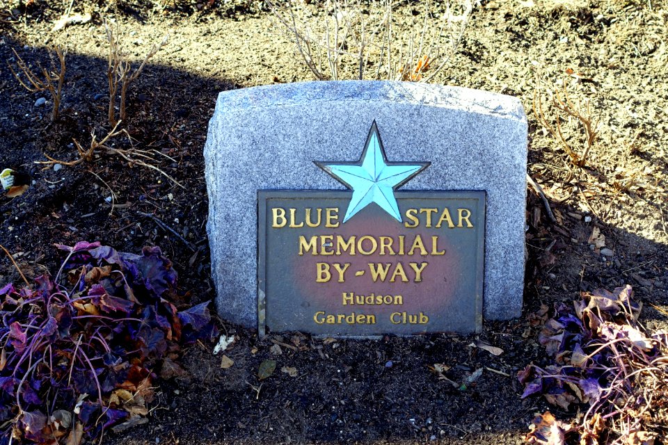 Blue Star Memorial By-way marker - Hudson, Massachusetts - DSC08757