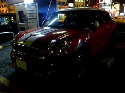 BMW MINI PACEMAN COOPER (R61) at night front photo
