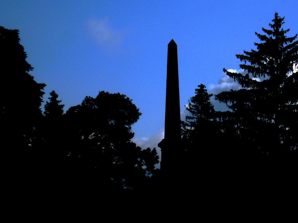 Blum obelisk, Mount Lebanon Cemetery, 2020-07-24