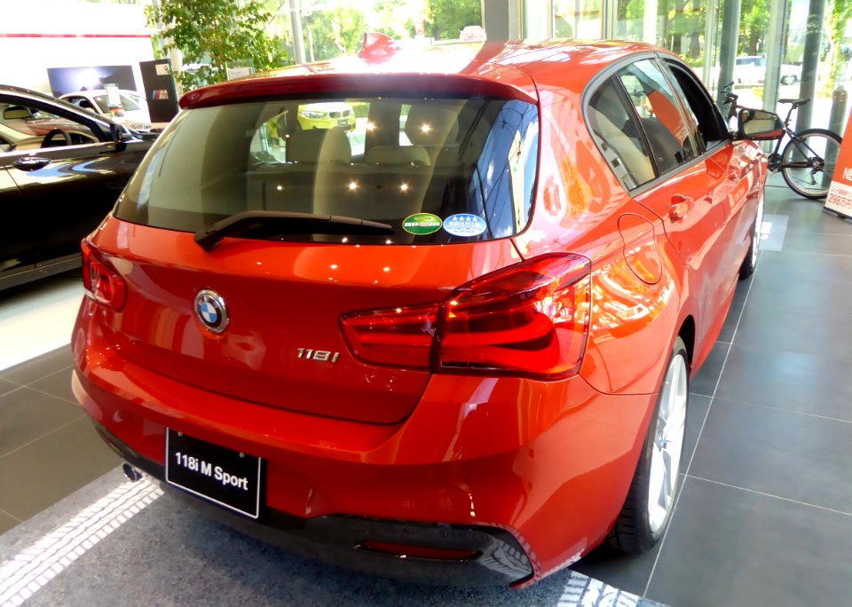 BMW 118i M Sport (F20) rear
