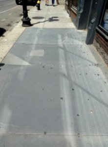 Bluestone sidewalk - Boston, MA - DSC06658