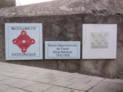 Bobigny, plaquette Bourse départementale de travail