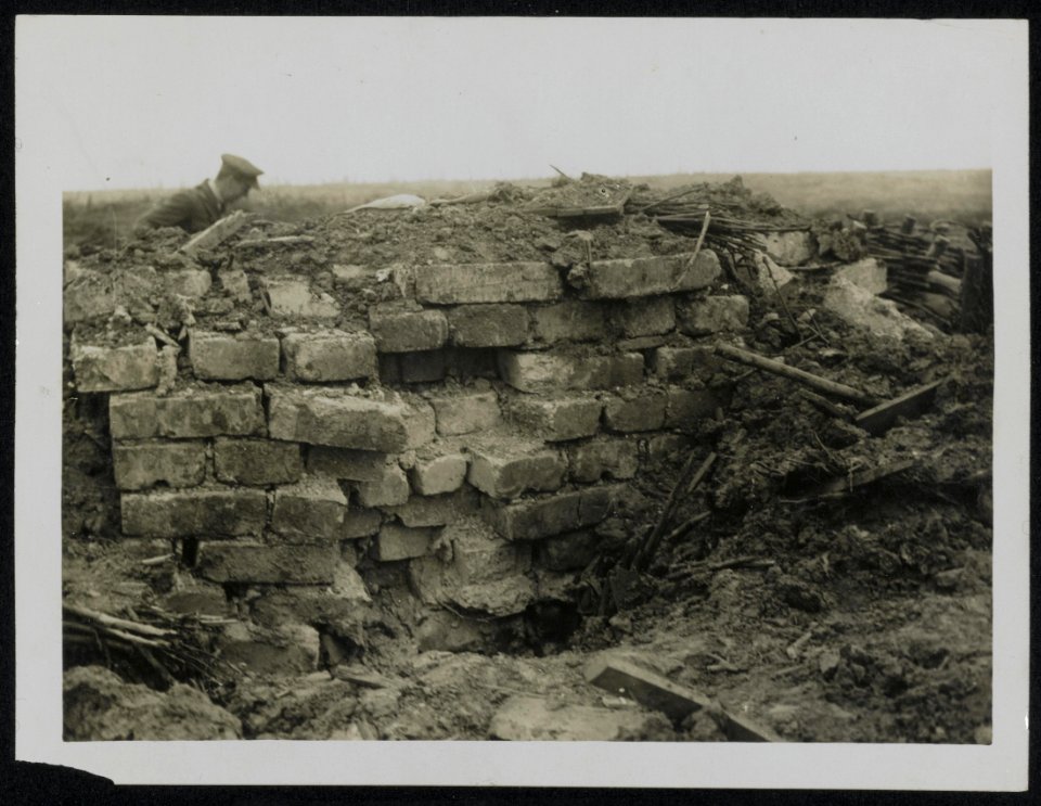 Boch machine gun position knocked out, Bestanddeelnr 158-0226