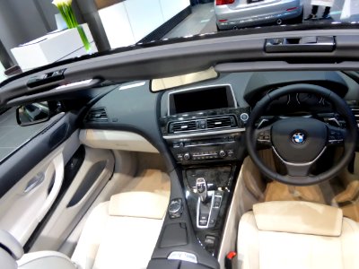 BMW 640i Cabriolet (F12) interior