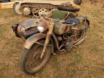 BMW military motorcycle at the War & Peace show pic2