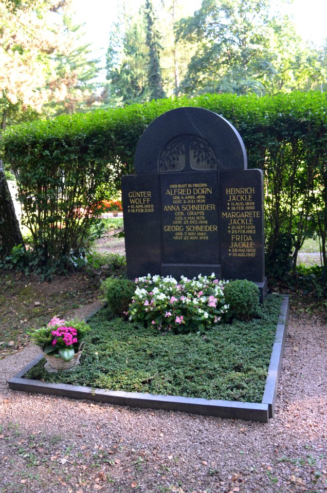 Bockenheim, Neuer Friedhof Grab 6 - 136 Dorn-Schneider-Jäckle