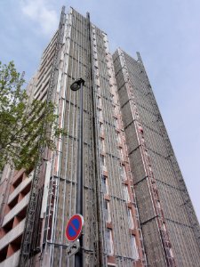 Bobigny, une rue verticale... travaux de renovation