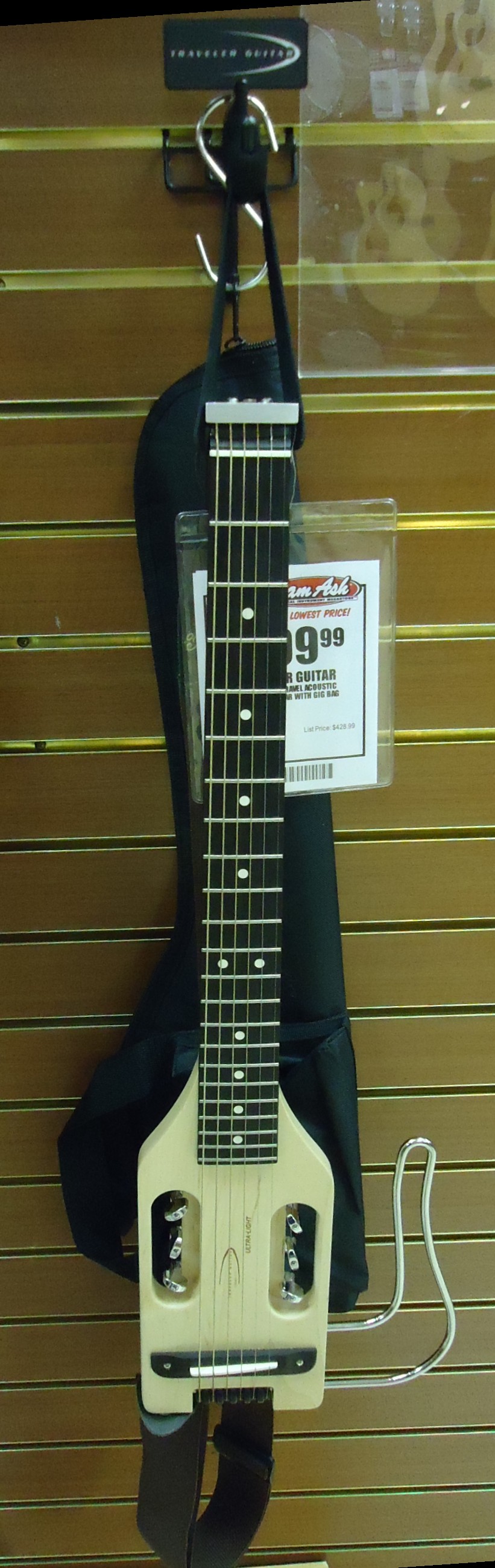 Bodyless electric guitar for sale at Sam Ash in New Jersey