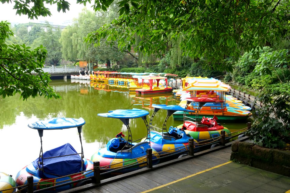 Boats - Chengdu Culture Park - Chengdu, China - DSC03964