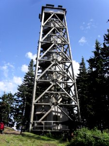 Boubín - rozhledna z roku 2004