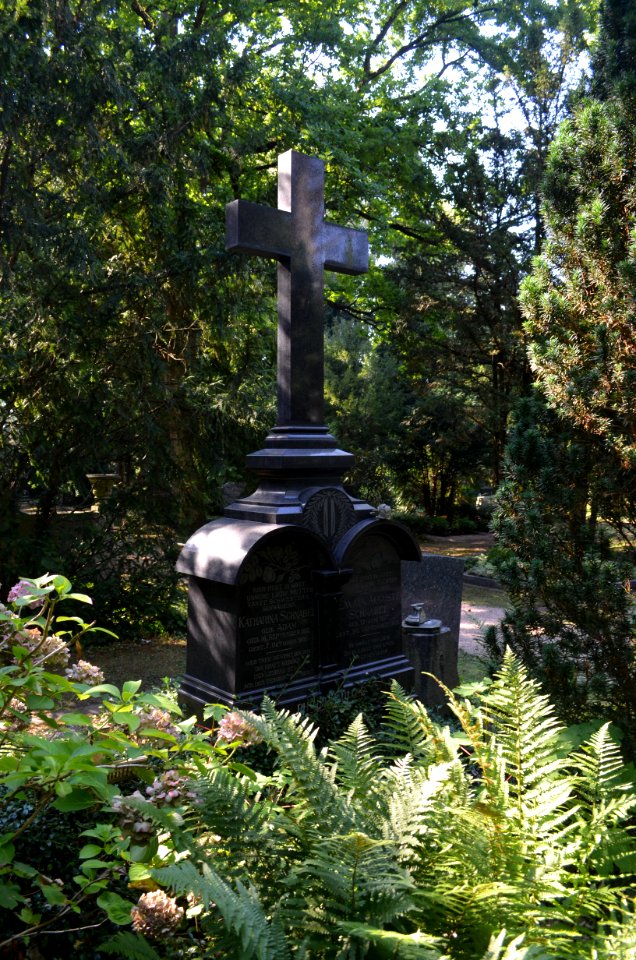 Bockenheim, Neuer Friedhof Grab 8a RH 3 - 10-13 Schnabel-Gerlach