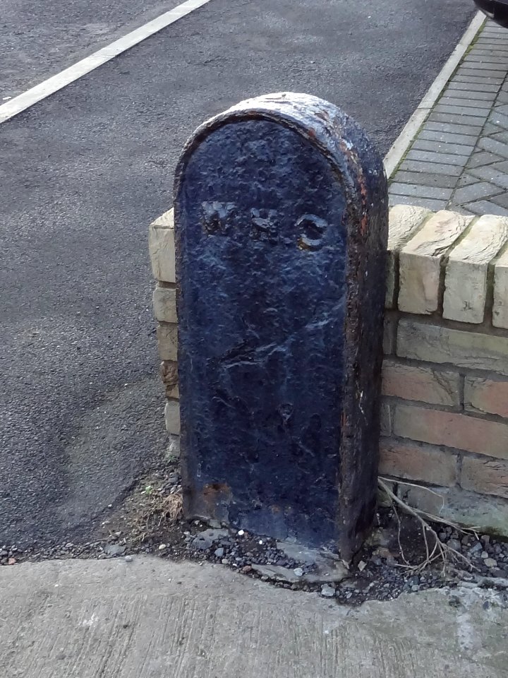Boundary Marker 20 Metres South East Of Cliff Cottage