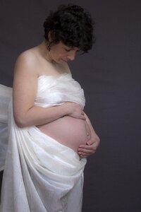 Speaker pregnant woman maternity