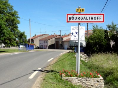 Bourgaltroff (Moselle) entree