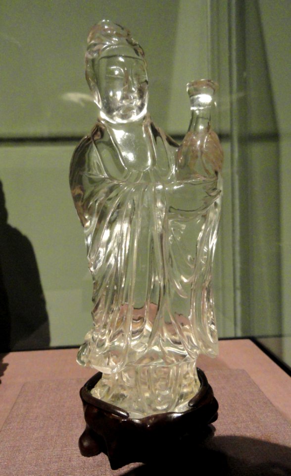 Bodhisattva with Water Pot, Korea, 19th century AD, crystal - San Diego Museum of Art - DSC06562