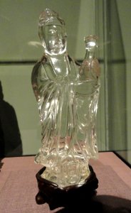Bodhisattva with Water Pot, Korea, 19th century AD, crystal - San Diego Museum of Art - DSC06562
