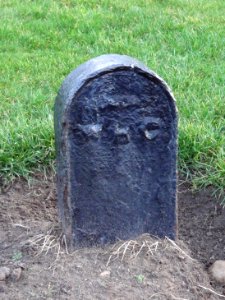 Boundary Marker 20 Metres West Of Number 1 The Coastguard House